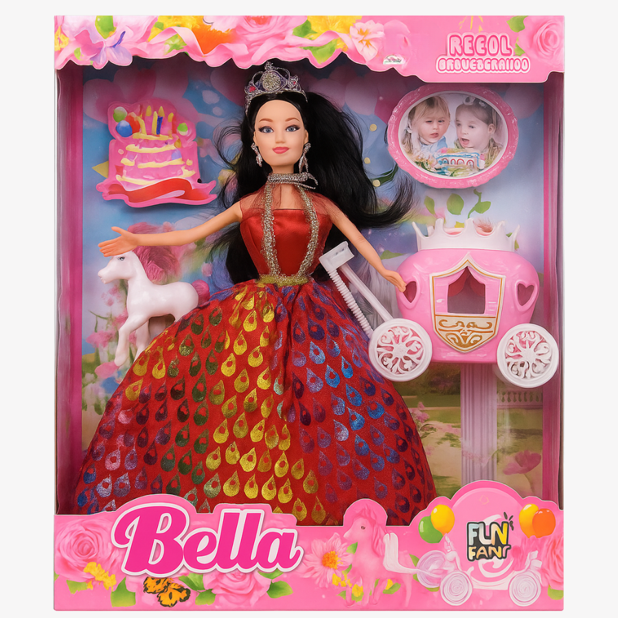 Cartela Bella Boneca Aniversário