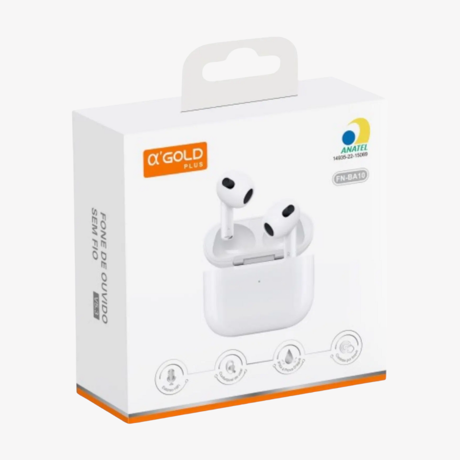 Fone ouvido A'GOLD linha plus
