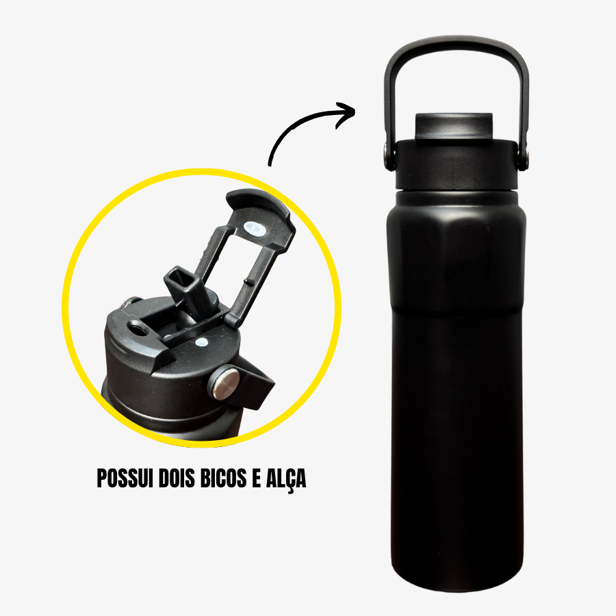 Garrafa Térmica Vacuum Travel Bottle 750ML