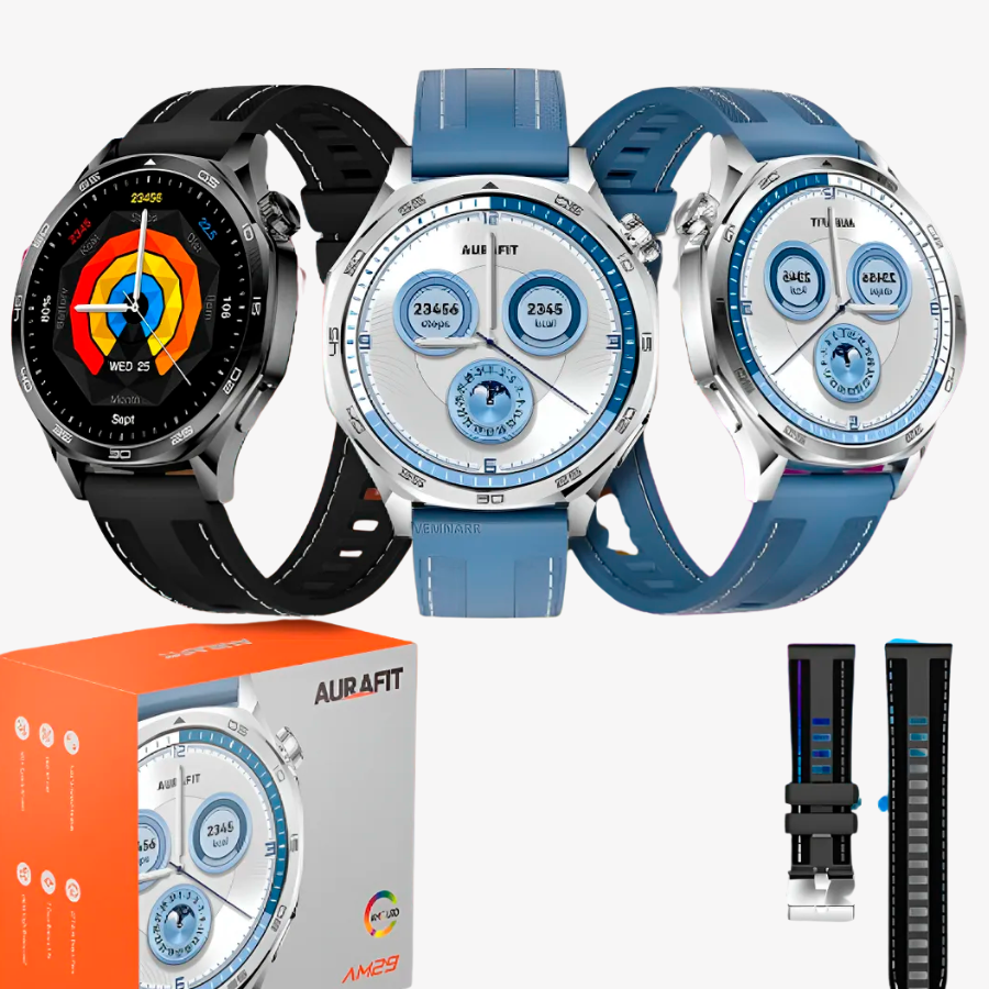 Relógio Aurafit Nexa 4 AM29 2 Pulseiras