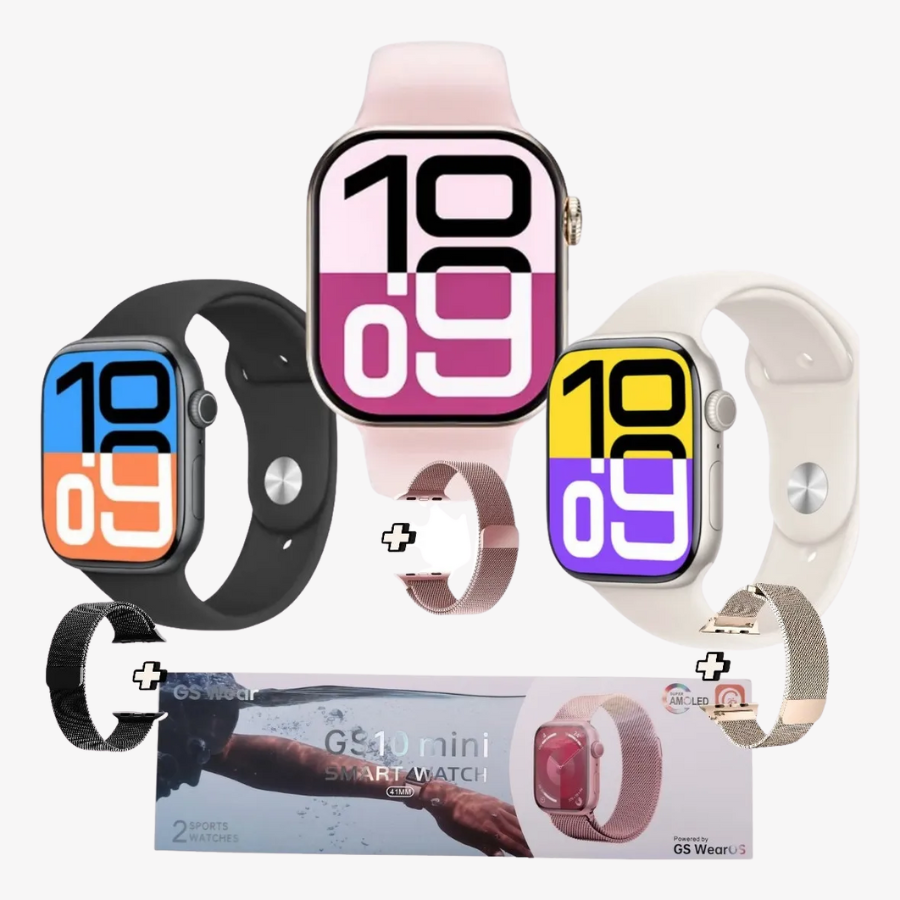 Relógio GS9 mini 2 Pulseiras 41MM