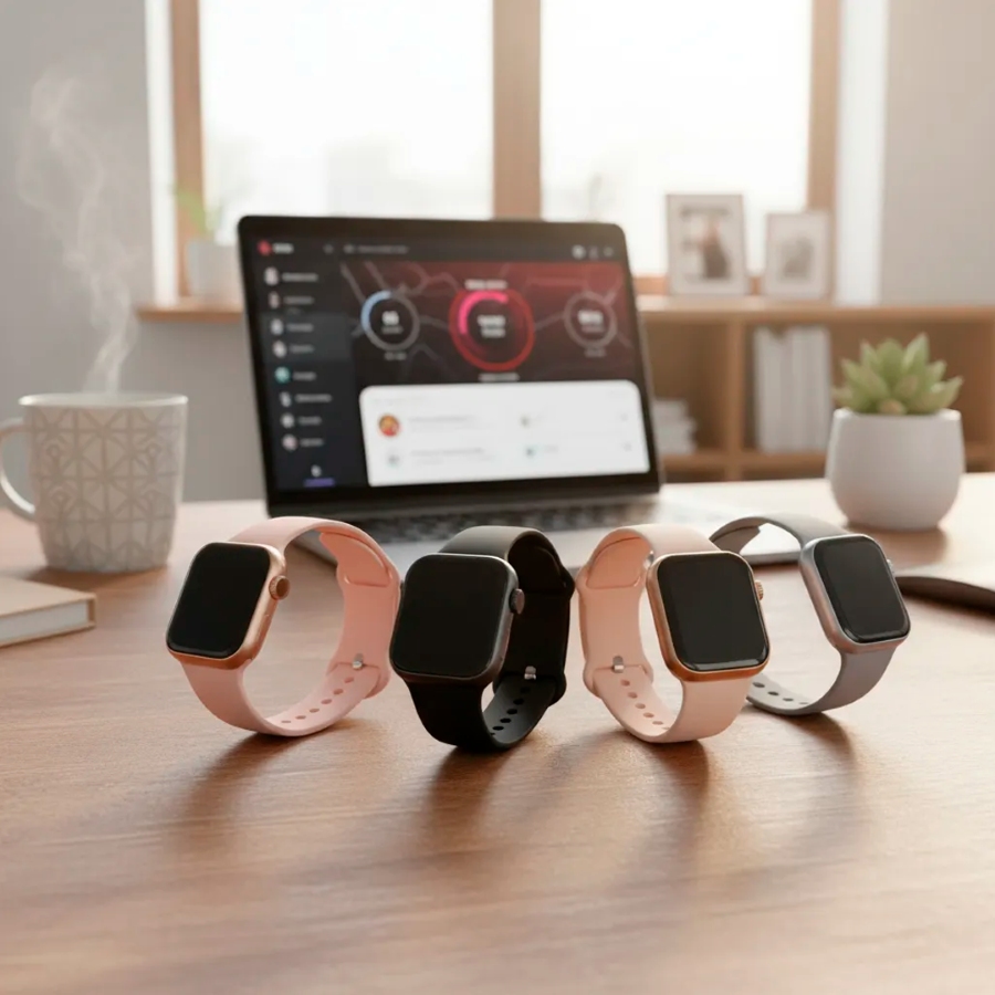 Relógio GS9 mini 2 Pulseiras 41MM