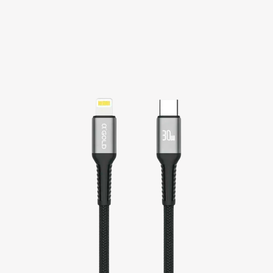 Cabo TIPO-IOS para TIPO-C 2 Metros Tramado