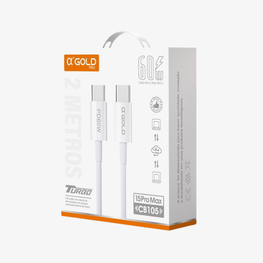 Cabo Tipo-C 60W 2 Metros