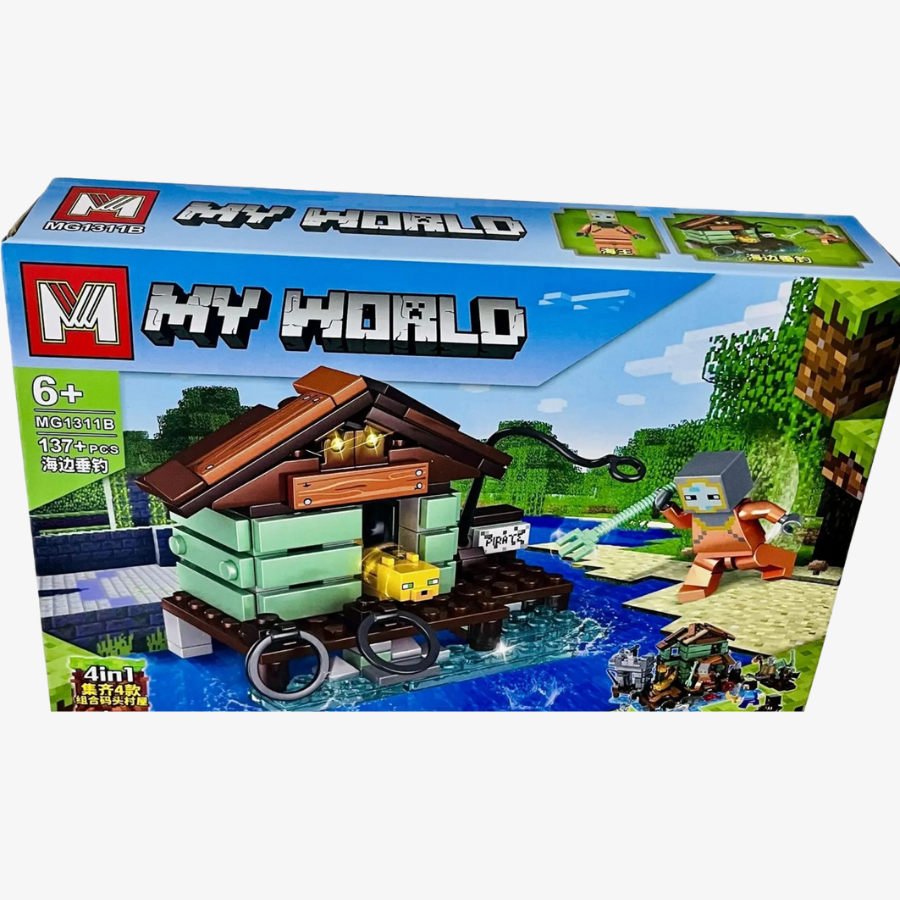 Bloco de Montar Minecraft 137PCS