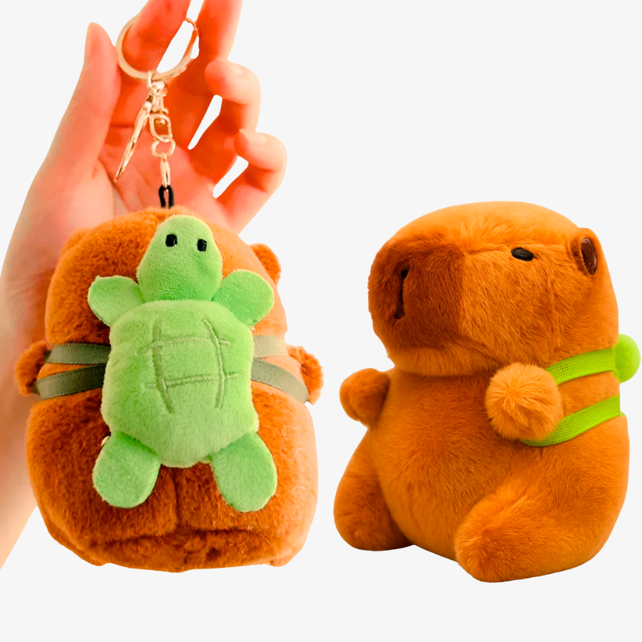 Chaveiro Capivara Pelúcia