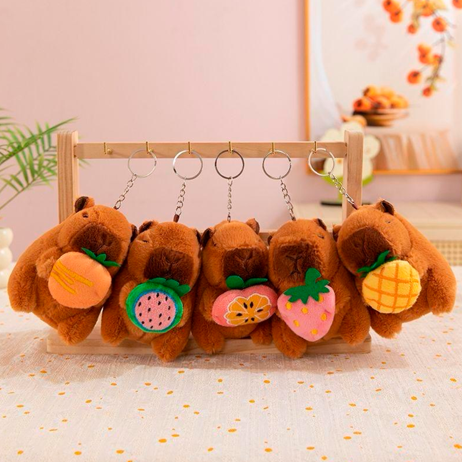 Chaveiro Capivara Pelúcia