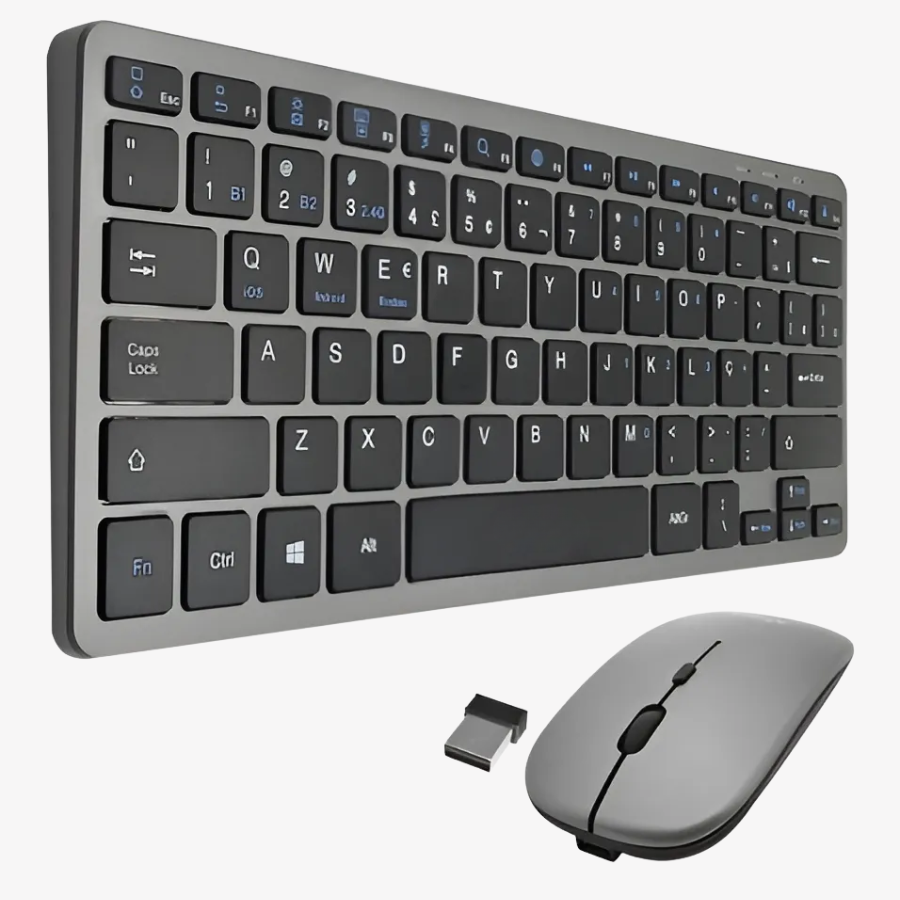 Kit Teclado Mouse Weibo sem fio 