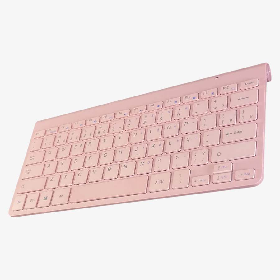 Kit Teclado Mouse Fire sem fio com pilha