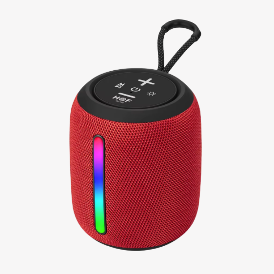 Caixa de som com LED