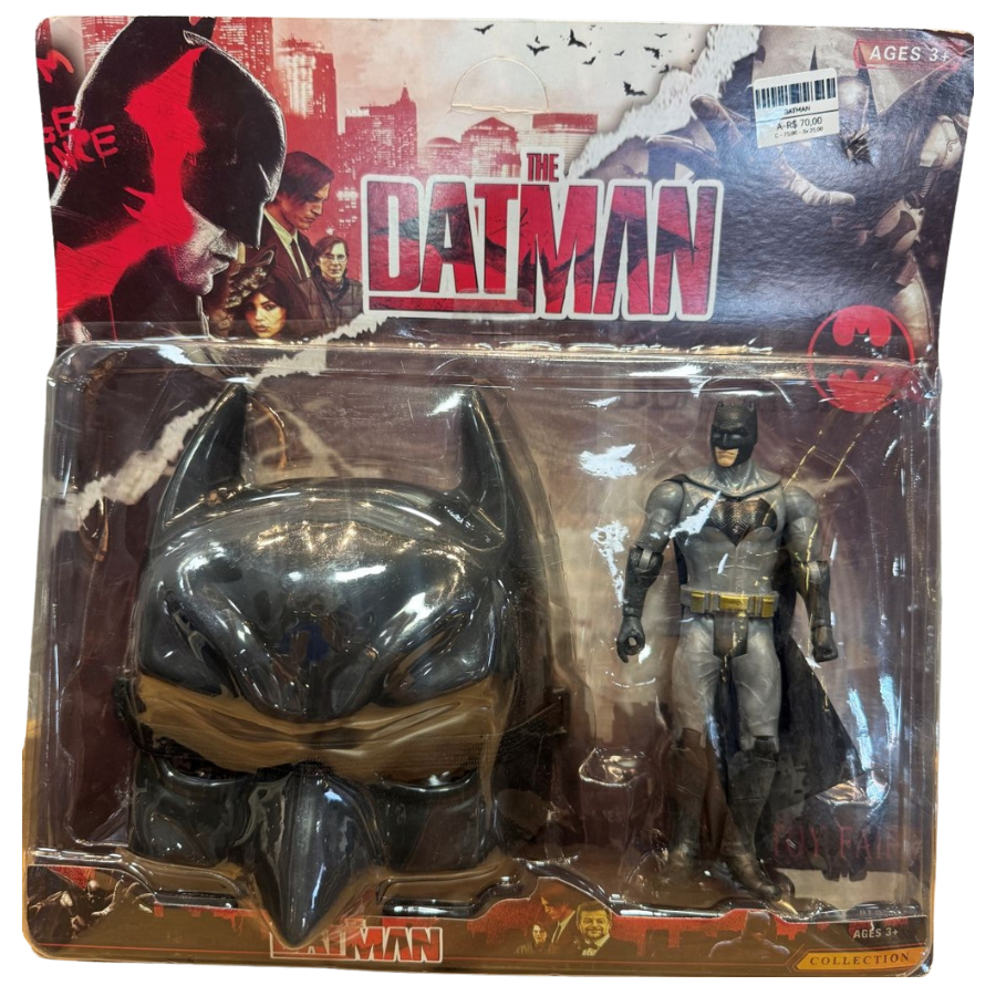 Cartela Batman (Boneco E Máscara)