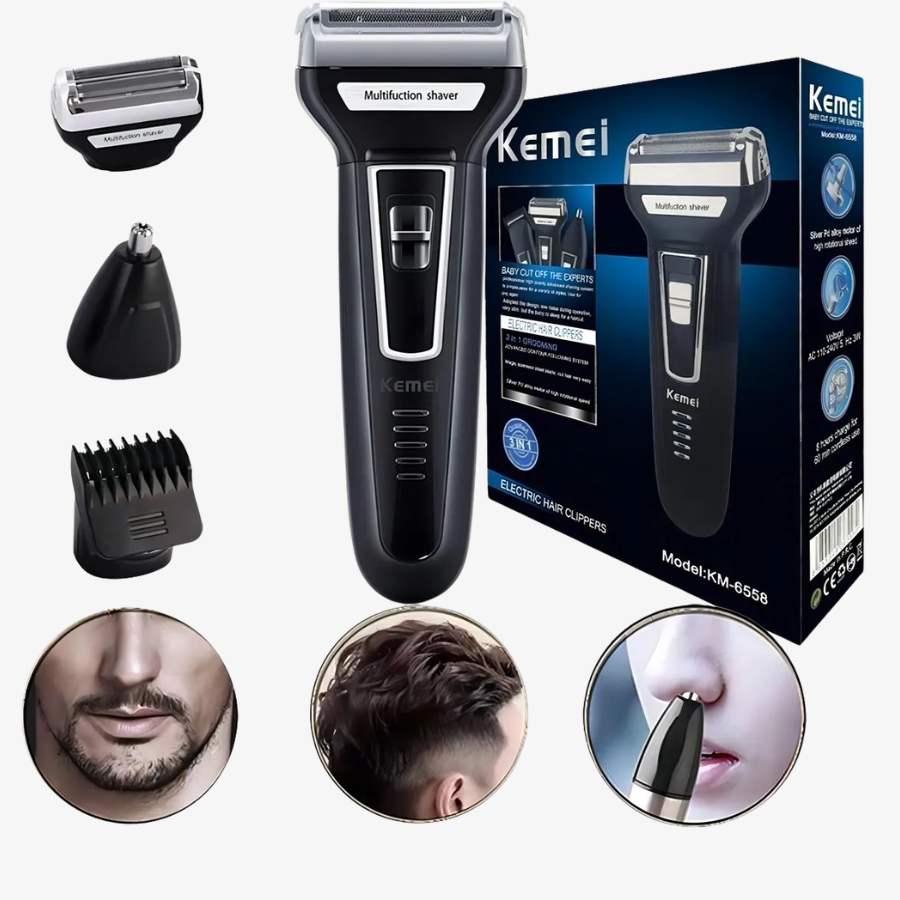 Máquina de cortar pelos 3 EM 1