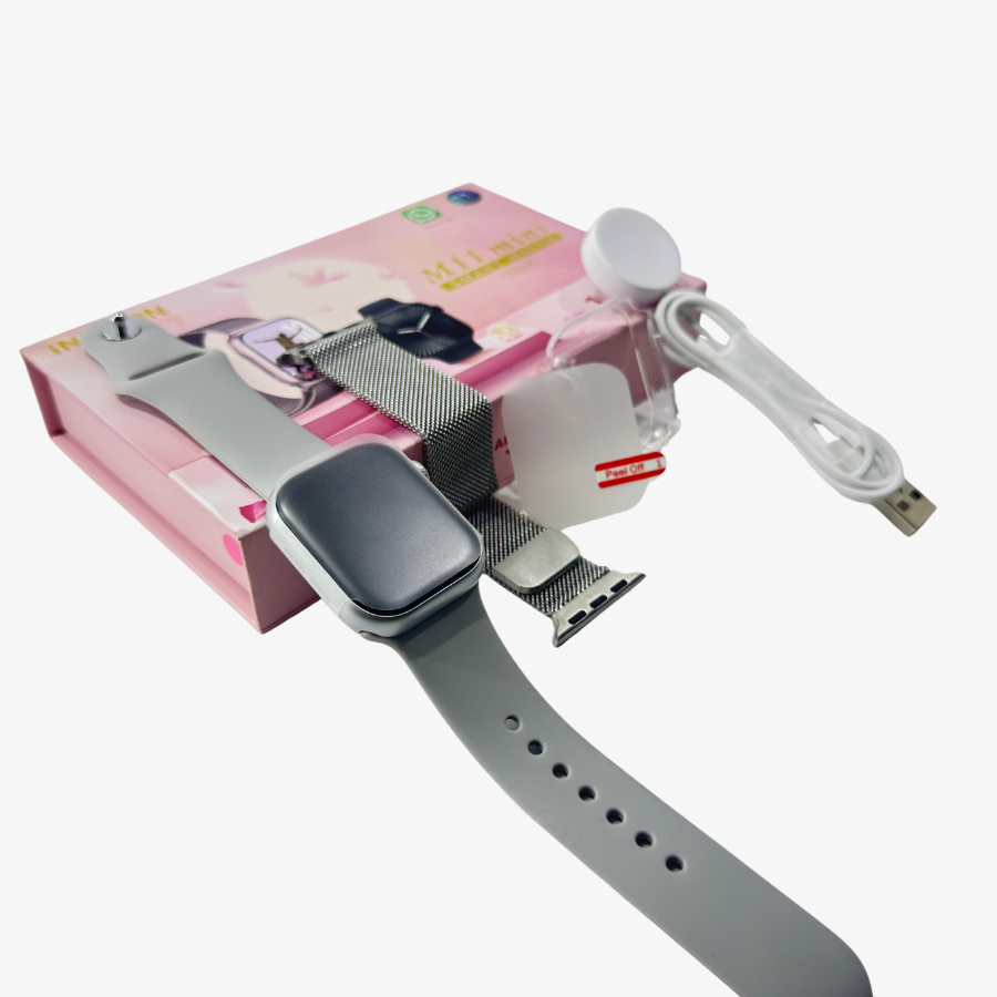 Relógio M11 Mini 2 Pulseiras 42MM