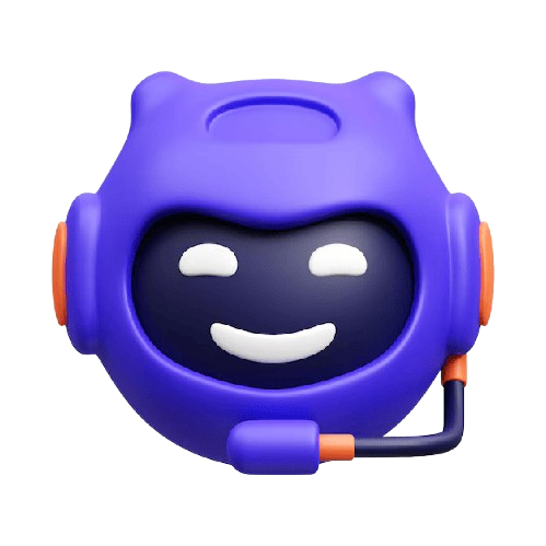 3D Chatbot Icon