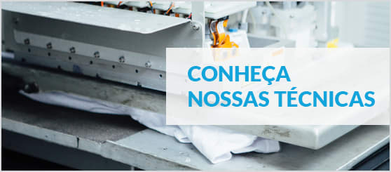 Conheça nossas técnicas de estamparia