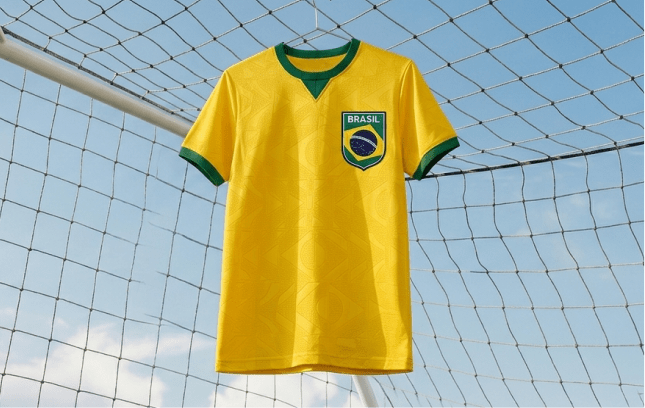 Camisa Sport Seleção Canário personalizada para ações da Copa