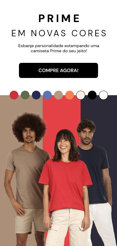 Pessoas usando as novas cores da camisa prime