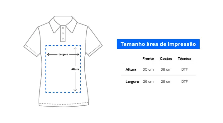Imagem da área de impressãoDimona Polo