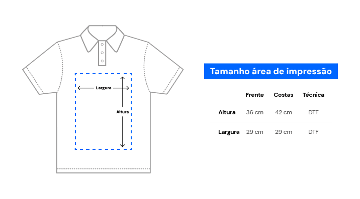 Imagem da área de impressãoDimona Polo