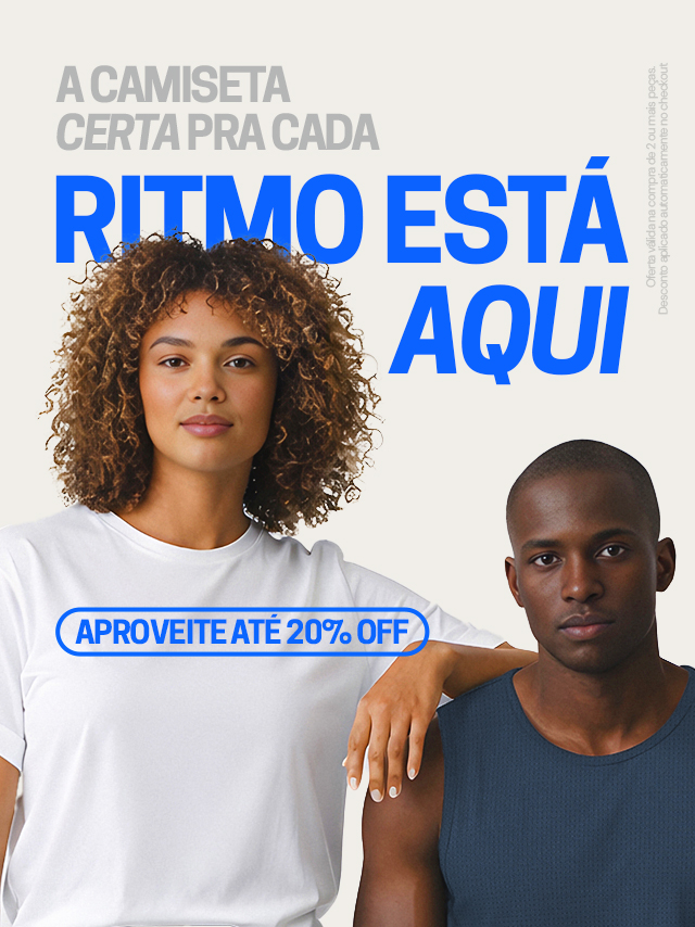 PIMA e Sport UV — A camiseta certa pra cada ritmo