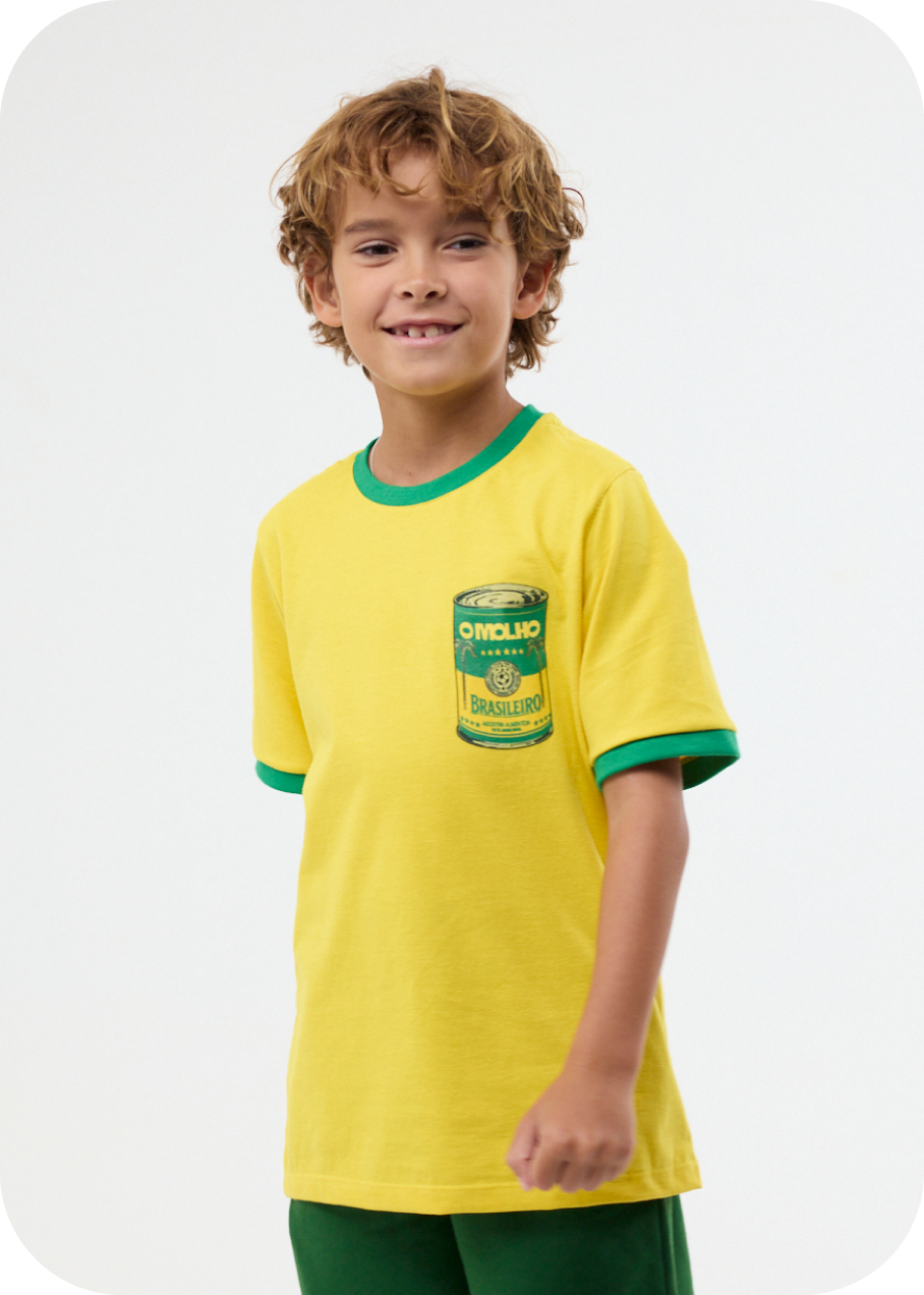 Camiseta Infantil Molho Brasileiro