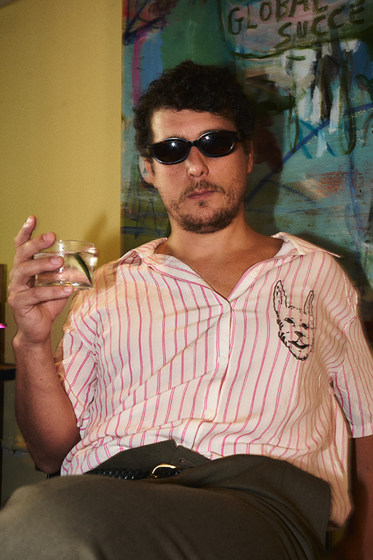 Camisa de Botão Listrada Coelho
