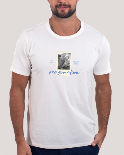 Camiseta personalizada de futebol para pai e filho