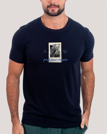 Camiseta personalizada de futebol para pai e filho