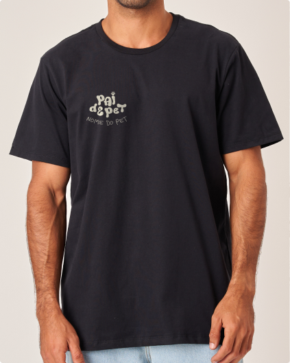 Camiseta personalizada pai de pet