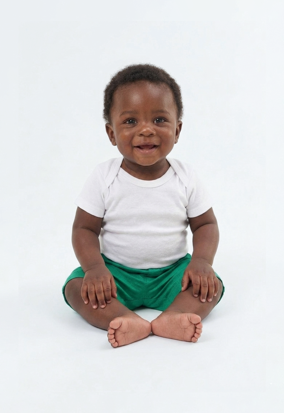 Bebê usando um Body infantil personalizado