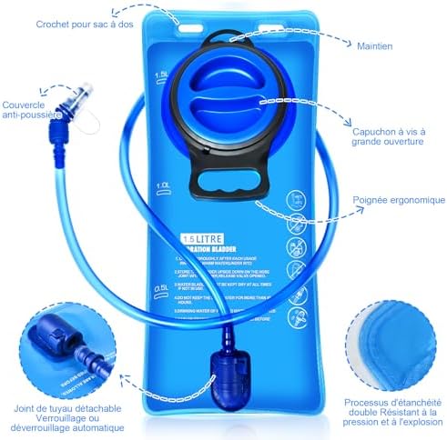 Vue 2 de Poche Dhydratation