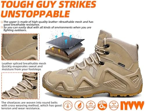 Vue 3 de Bottines De Chasse Pour