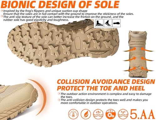 Vue 5 de Aa Hommes Bottes Militaire