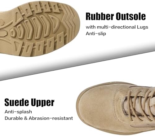 Vue 2 de Rangers Militaire Homme Bottes