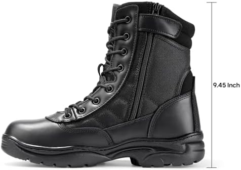 Vue 2 de Bottes Hautes Militaires Chaussures
