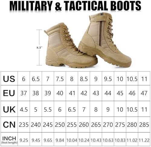 Vue 5 de Rangers Militaire Homme Bottes