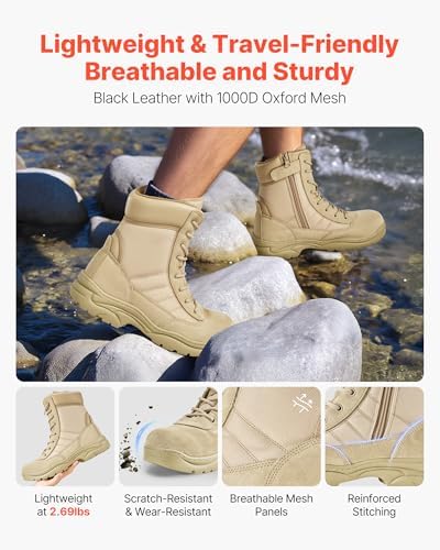 Vue 2 de Homme Botte Tactique Et