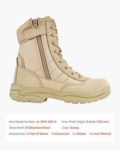 Vue 7 de Homme Botte Tactique Et