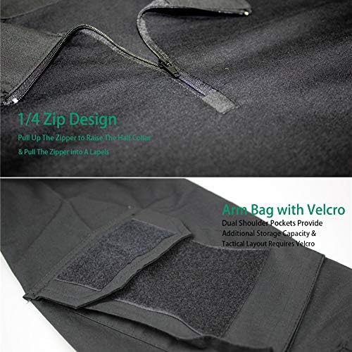 Vue 3 de Hommes Tactique Combat Tshirt