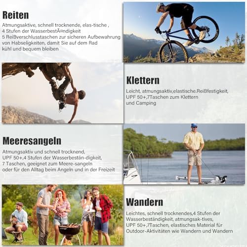 Vue 7 de Herren Hosen Kurze Sommer