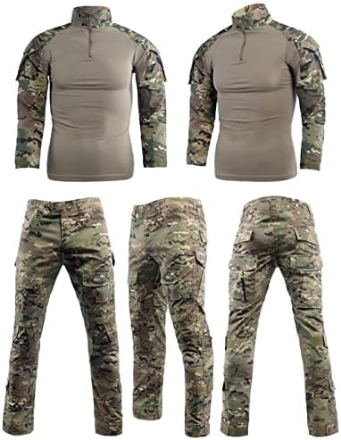 Vue 4 de Lanbaosi Treillis Militaire Homme