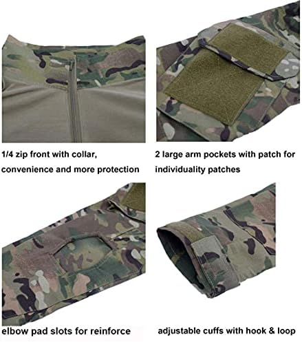 Vue 5 de Lanbaosi Treillis Militaire Homme