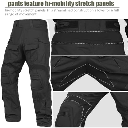 Vue 4 de Pantalon Tactique Pour