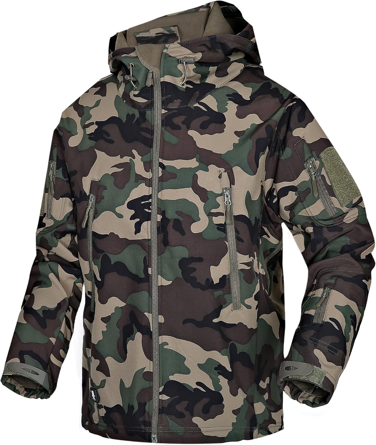 Homme Softshell Veste Militaire