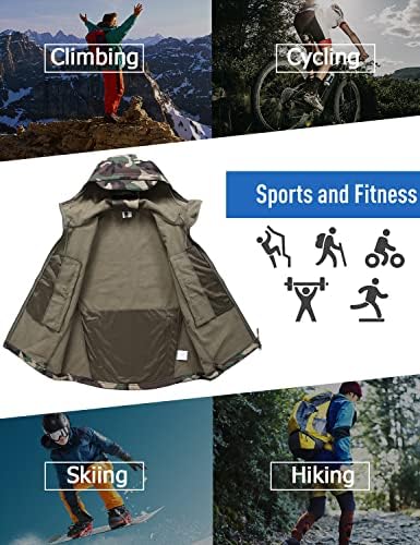 Vue 5 de Homme Softshell Veste Militaire