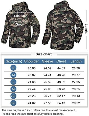 Vue 7 de Homme Softshell Veste Militaire