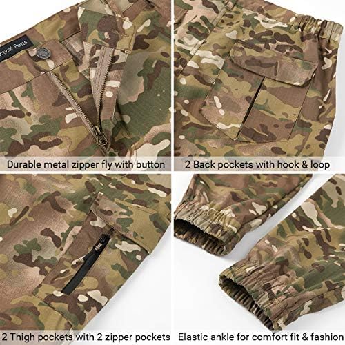 Vue 6 de Pantalon Tactique Camouflage Impermeable