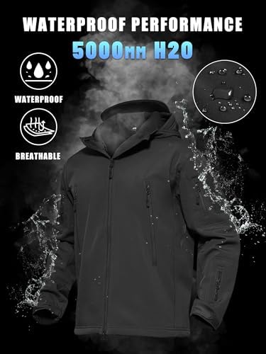 Vue 3 de Homme Impermeable Militaire Combat