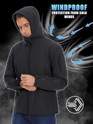 Vue 5 de Homme Impermeable Militaire Combat