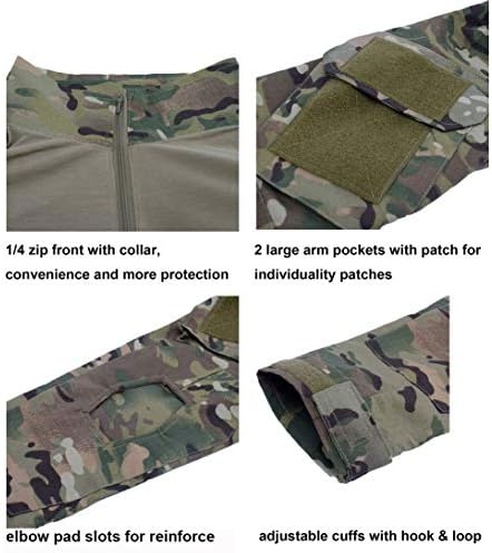 Vue 5 de Treillis Militaire Homme Chemise